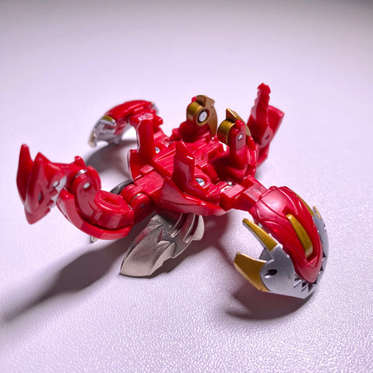 Bakugan Saint Aquos Super Red Ver. (Loose / No Card)
