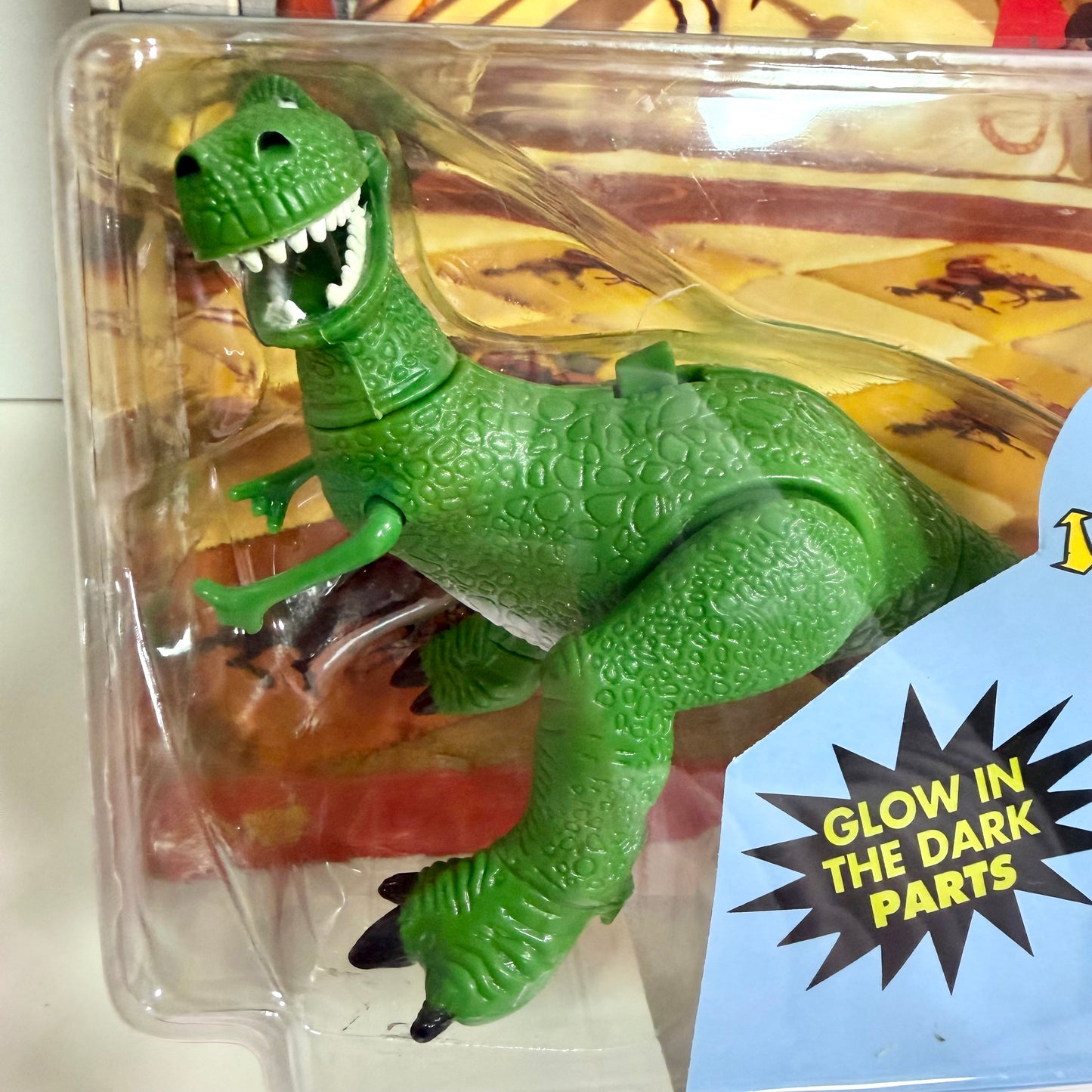 Disney Pixar Toy Story Vintage Rex & Hamm Action Figure Set Glow in the Dark Rare 1990s