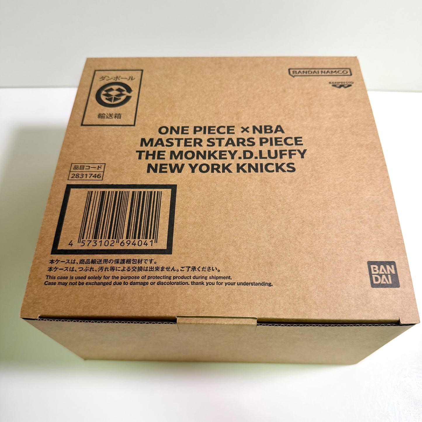 ONE PIECE × NBA Monkey D. Luffy New York Knicks Master Stars Piece Figure Sealed Shipping Box