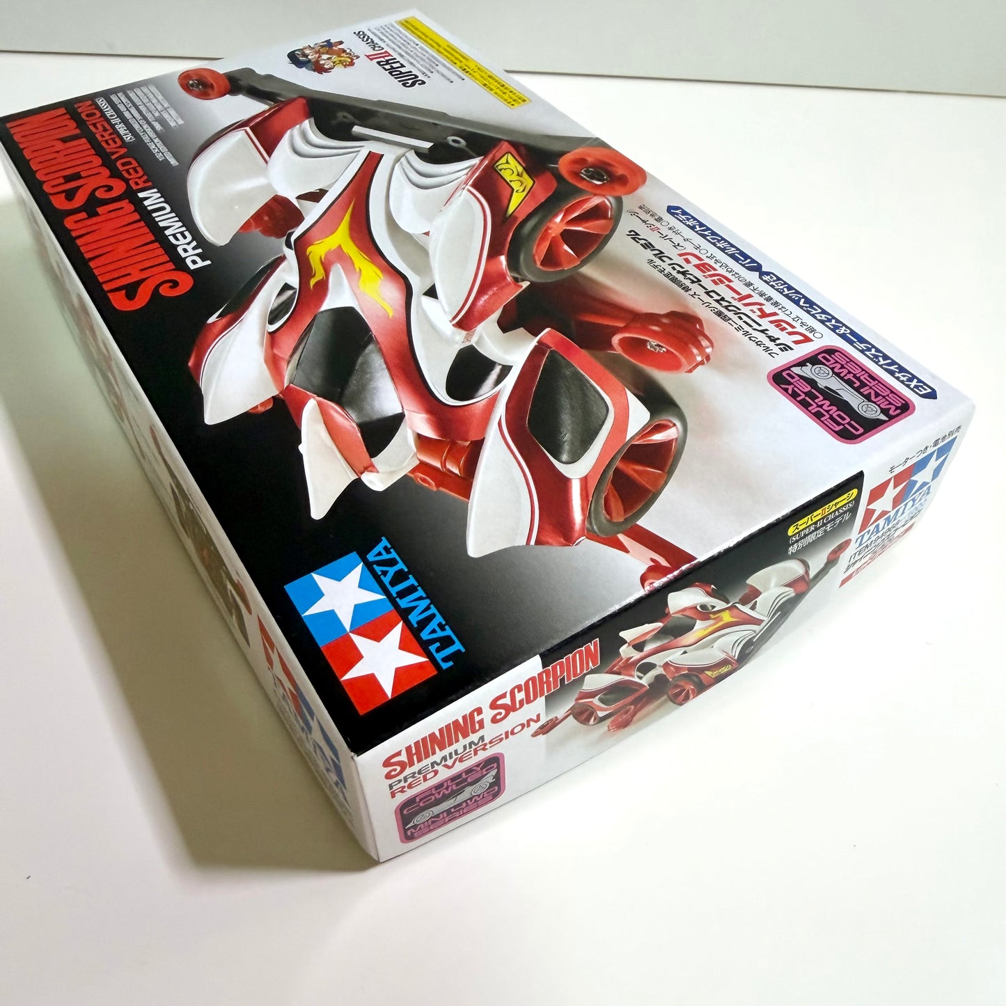 Tamiya Mini 4WD Shining Scorpion Premium Red Version Super II Chassis Limited Model Kit