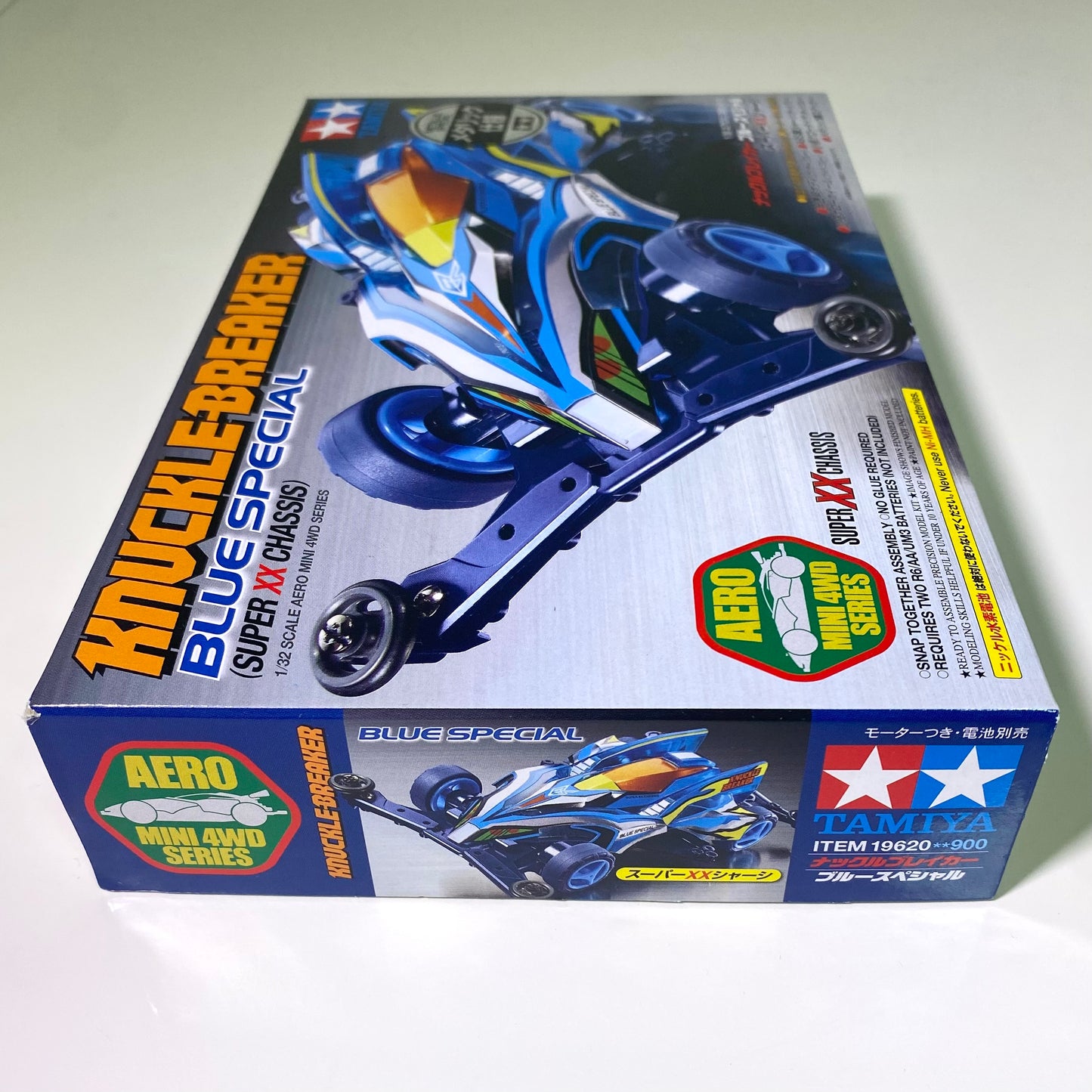 Tamiya Mini 4WD Knuckle Breaker Blue Special Metallic Version Super XX Chassis Limited Edition Kit