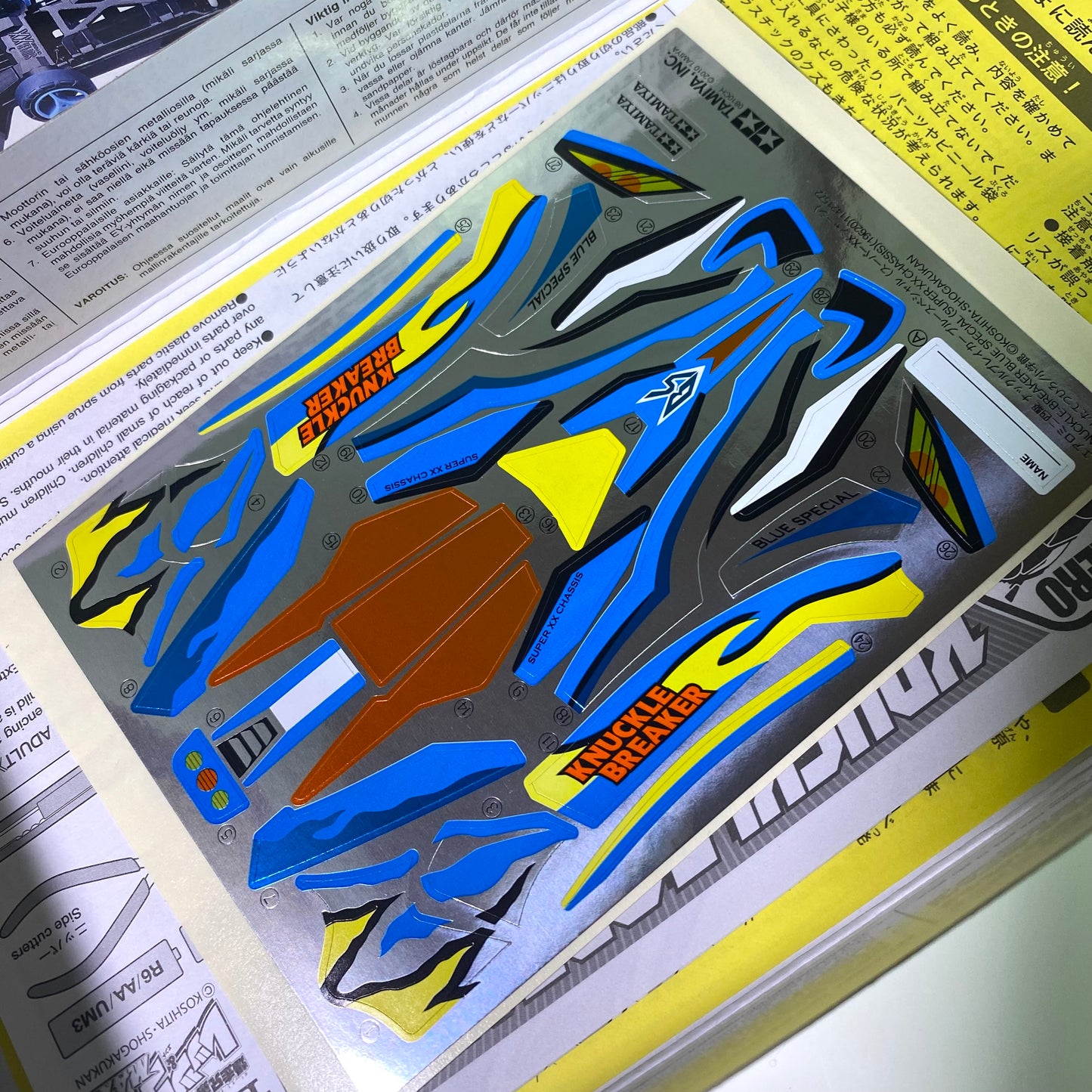 Tamiya Mini 4WD Knuckle Breaker Blue Special Metallic Version Super XX Chassis Limited Edition Kit