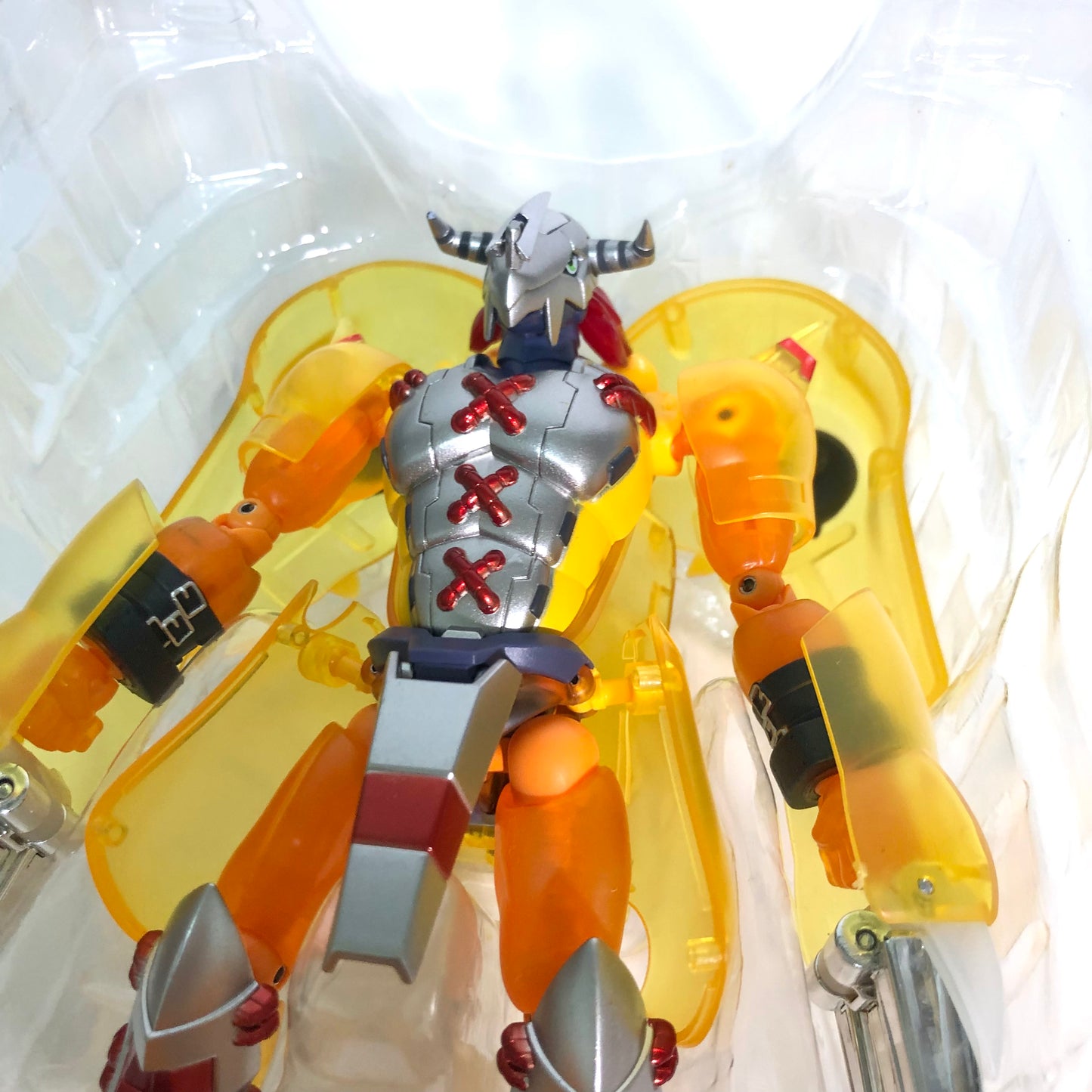 Digimon Adventure — Digivolving Spirits WarGreymon (Clear Ver. / Figure Only / Opened / Excellent Condition)