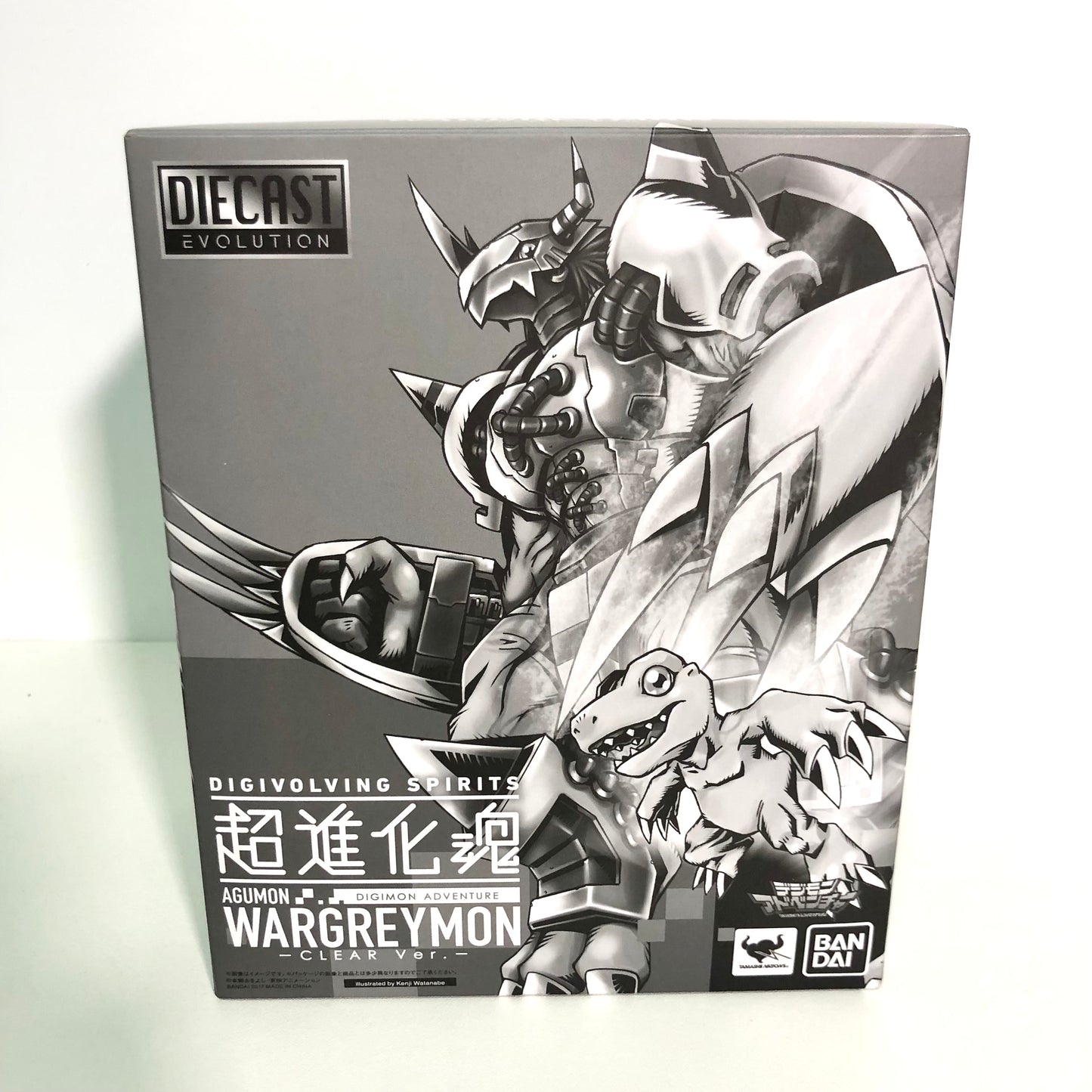 Digimon Adventure — Digivolving Spirits WarGreymon (Clear Ver. / Figure Only / Opened / Excellent Condition)