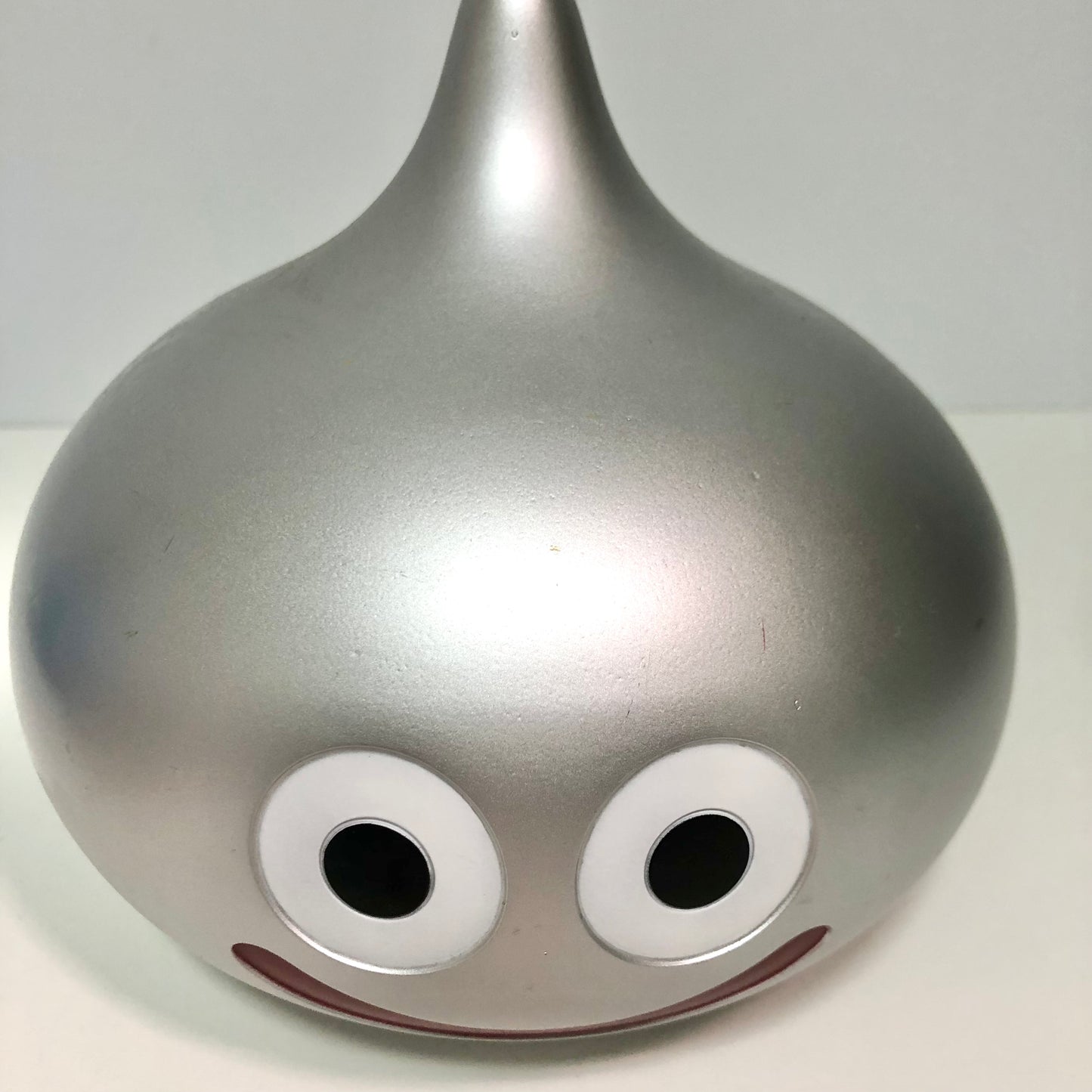 Dragon Quest — Metal Slime Coin Bank (Soft Vinyl / 17cm Size / Used)