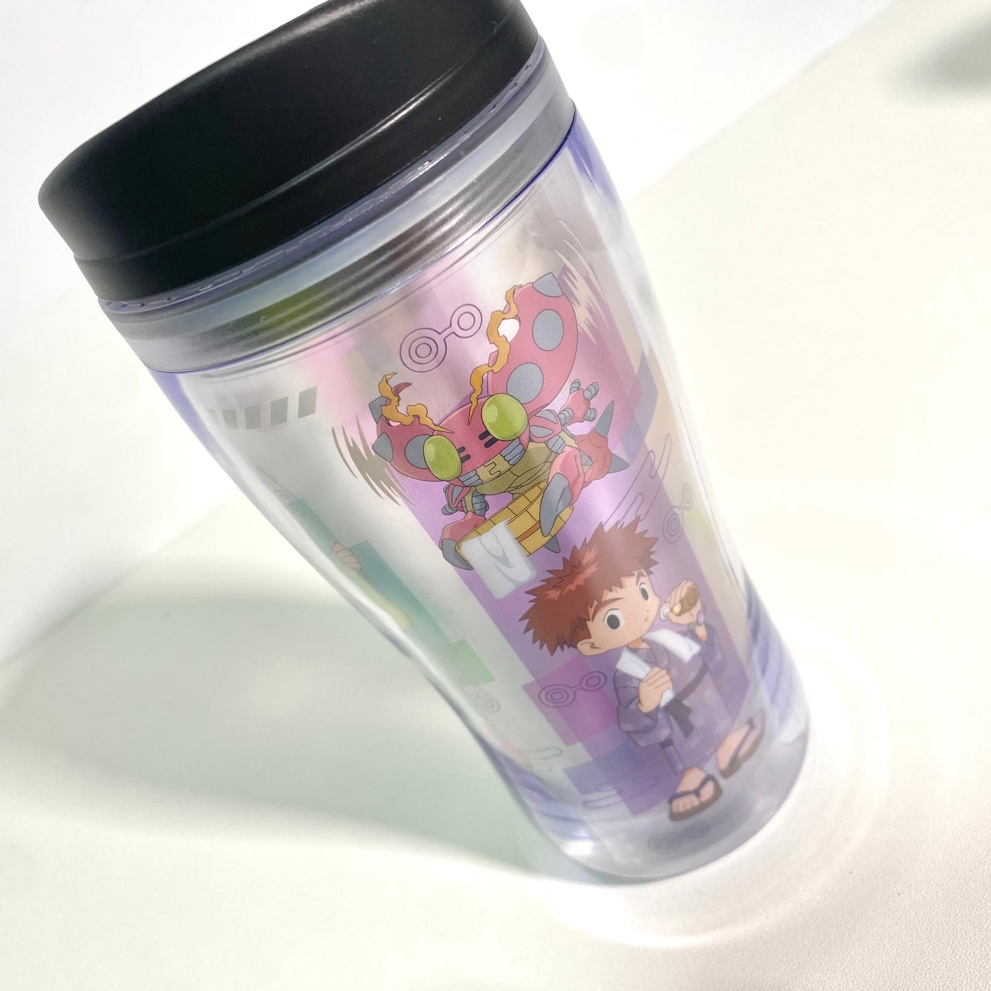Digimon × Gokurakuyu Onsen Collaboration Tumbler – Japan Exclusive Limited Item (Approx. 340ml)