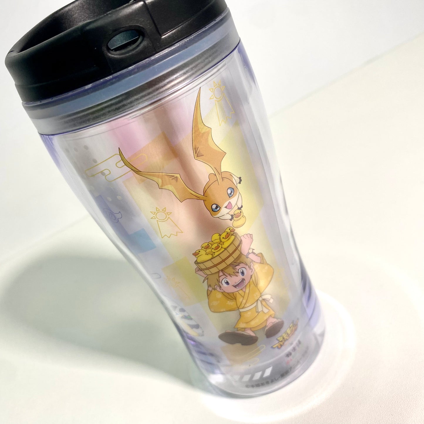 Digimon × Gokurakuyu Onsen Collaboration Tumbler – Japan Exclusive Limited Item (Approx. 340ml)