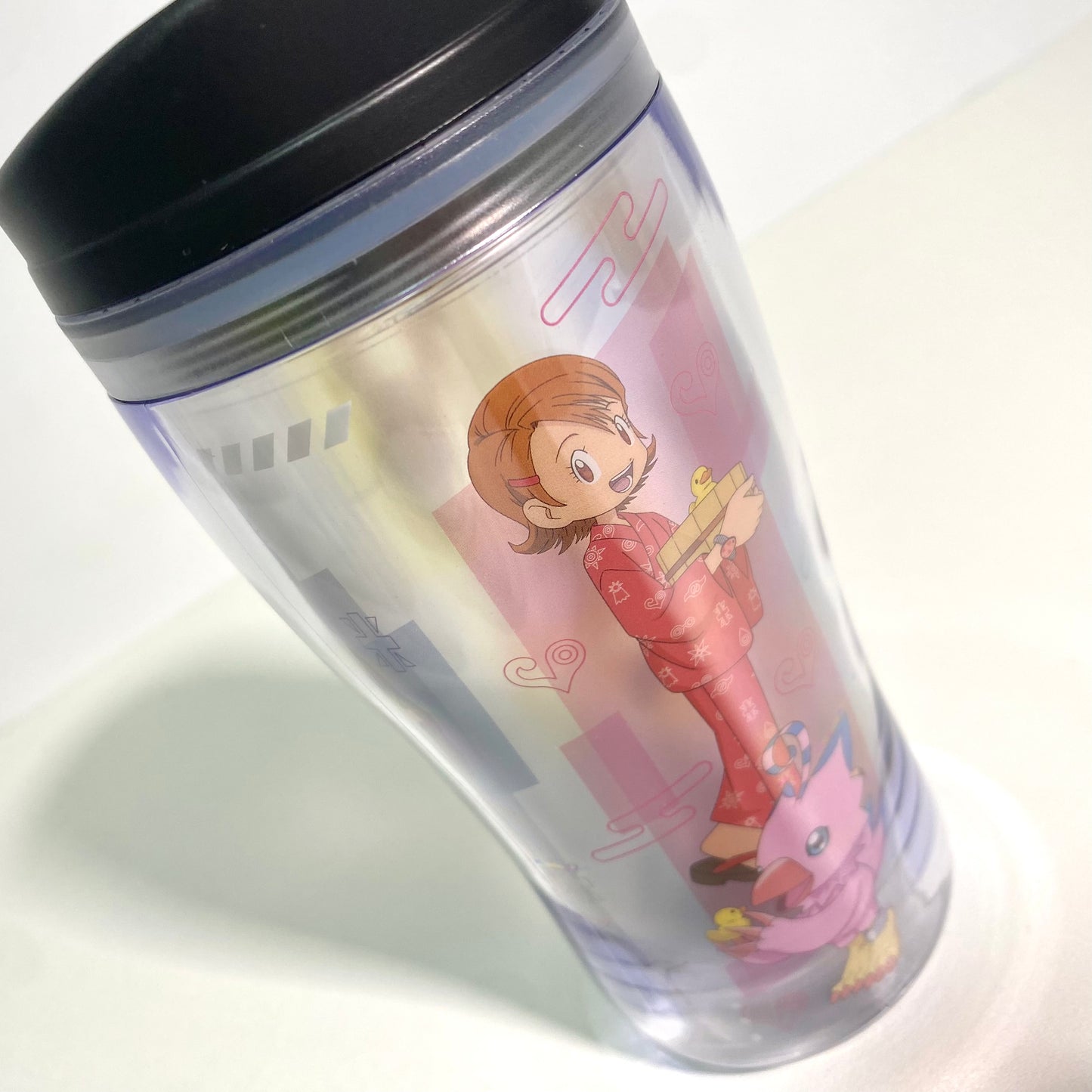 Digimon × Gokurakuyu Onsen Collaboration Tumbler – Japan Exclusive Limited Item (Approx. 340ml)