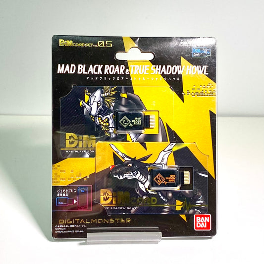 DIGIMON Vital Bracelet – DIM Card Set Vol.0.5 “MAD BLACK ROAR & TRUE SHADOW HOWL” (Bandai) Japan Exclusive / Brand-New / Official Product