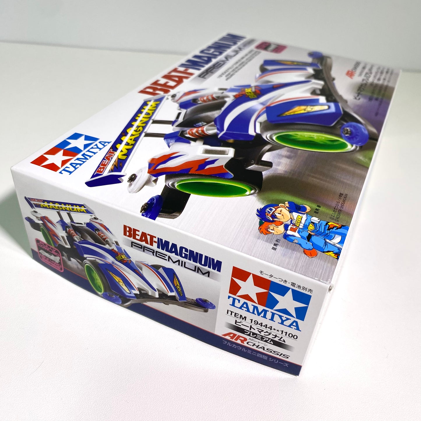 Tamiya Mini 4WD – Beat Magnum Premium (AR Chassis) A legendary machine from Bakusou Kyoudai Let's & Go!! returns in Premium form!
