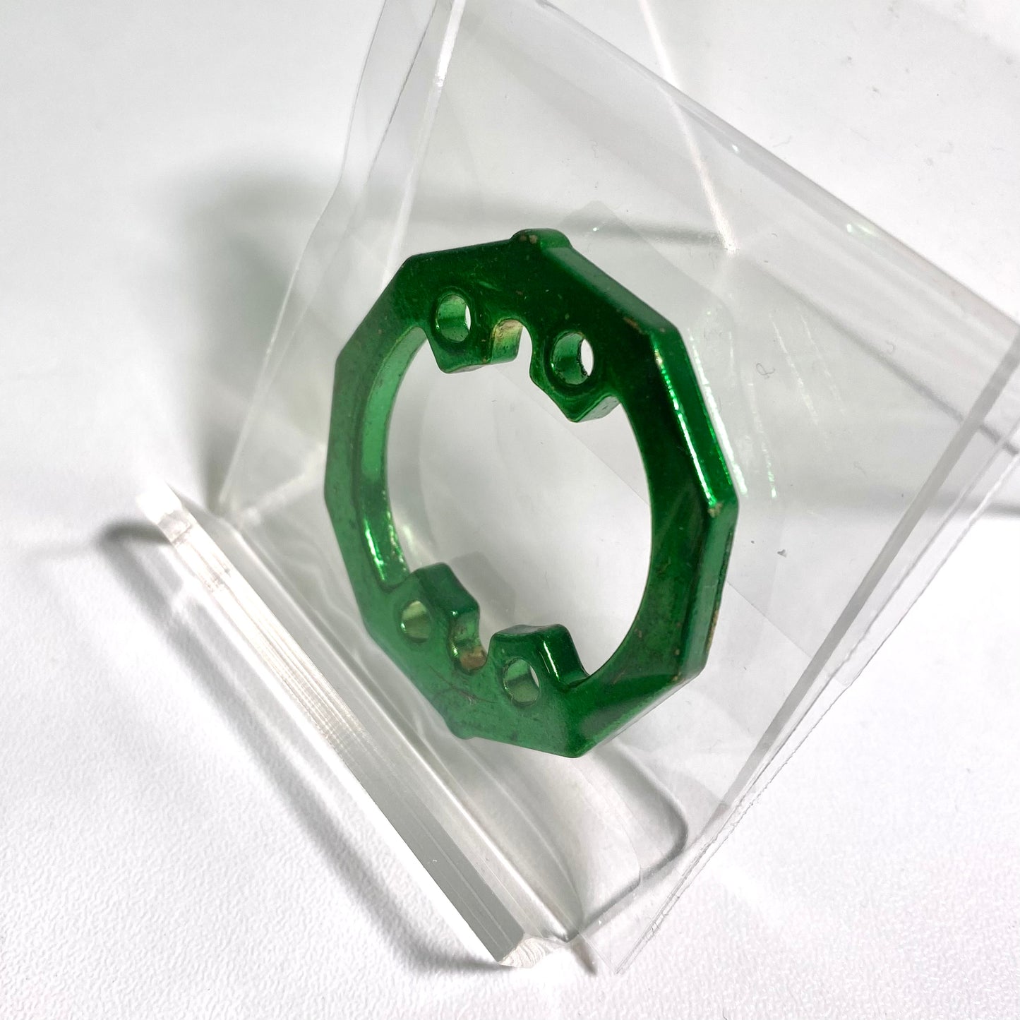 Bakuten Shoot Beyblade Weight Disk – Ten Heavy (Green Chrome Ver.)