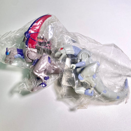 Zoids – Organoid Soft Vinyl Figure Set (Zeke & Shadow) – 1999 Original – Unopened