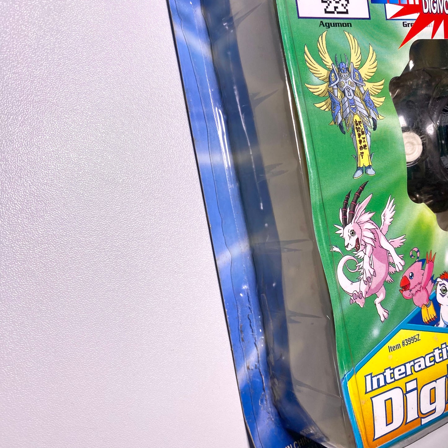 Digimon Interactive Digivice 2 – Clear Black – Bandai America / Agumon → WarGreymon / FOX Kids – New in Package