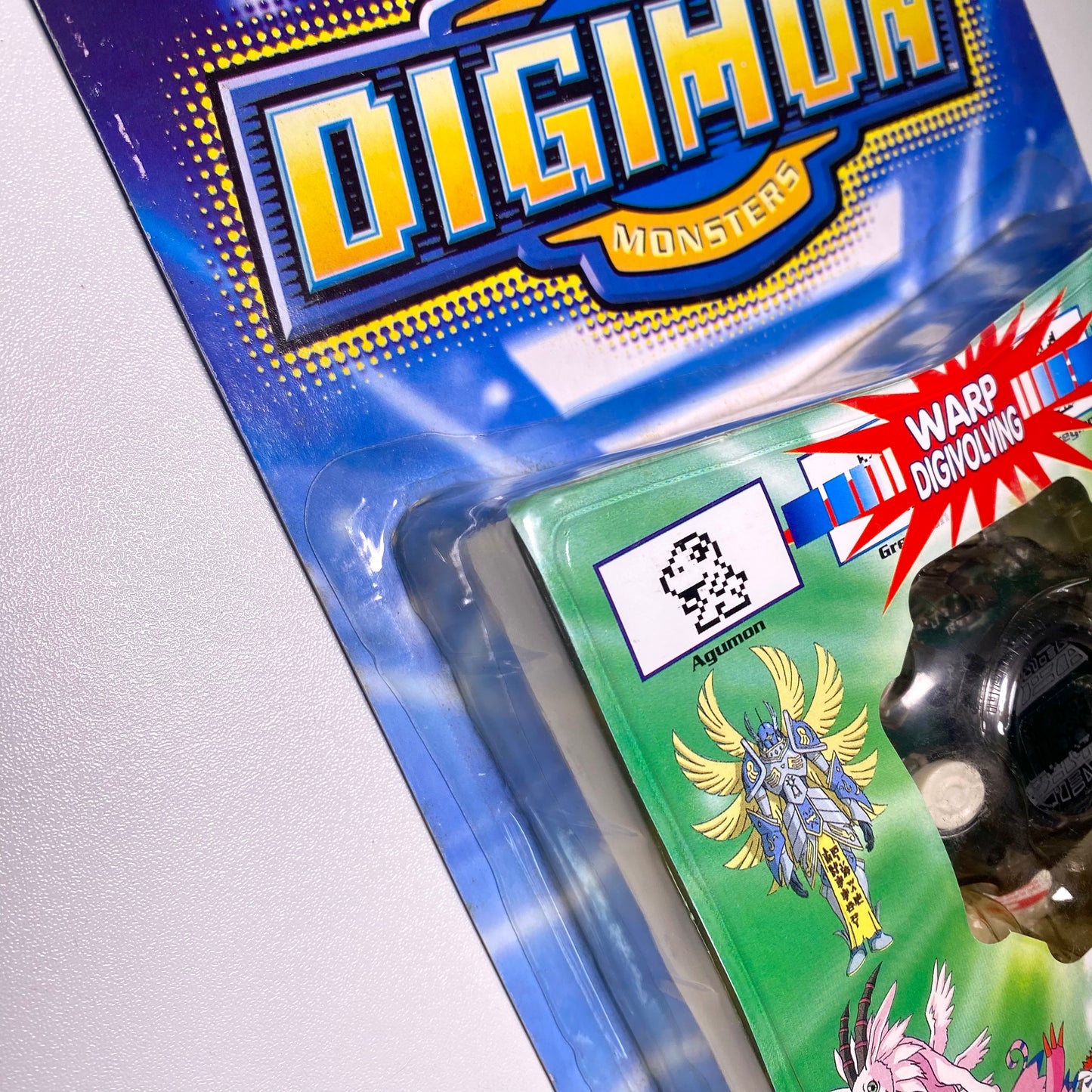 Digimon Interactive Digivice 2 – Clear Black – Bandai America / Agumon → WarGreymon / FOX Kids – New in Package