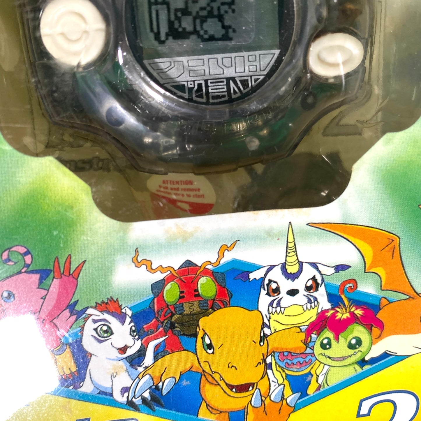 Digimon Interactive Digivice 2 – Clear Black – Bandai America / Agumon → WarGreymon / FOX Kids – New in Package