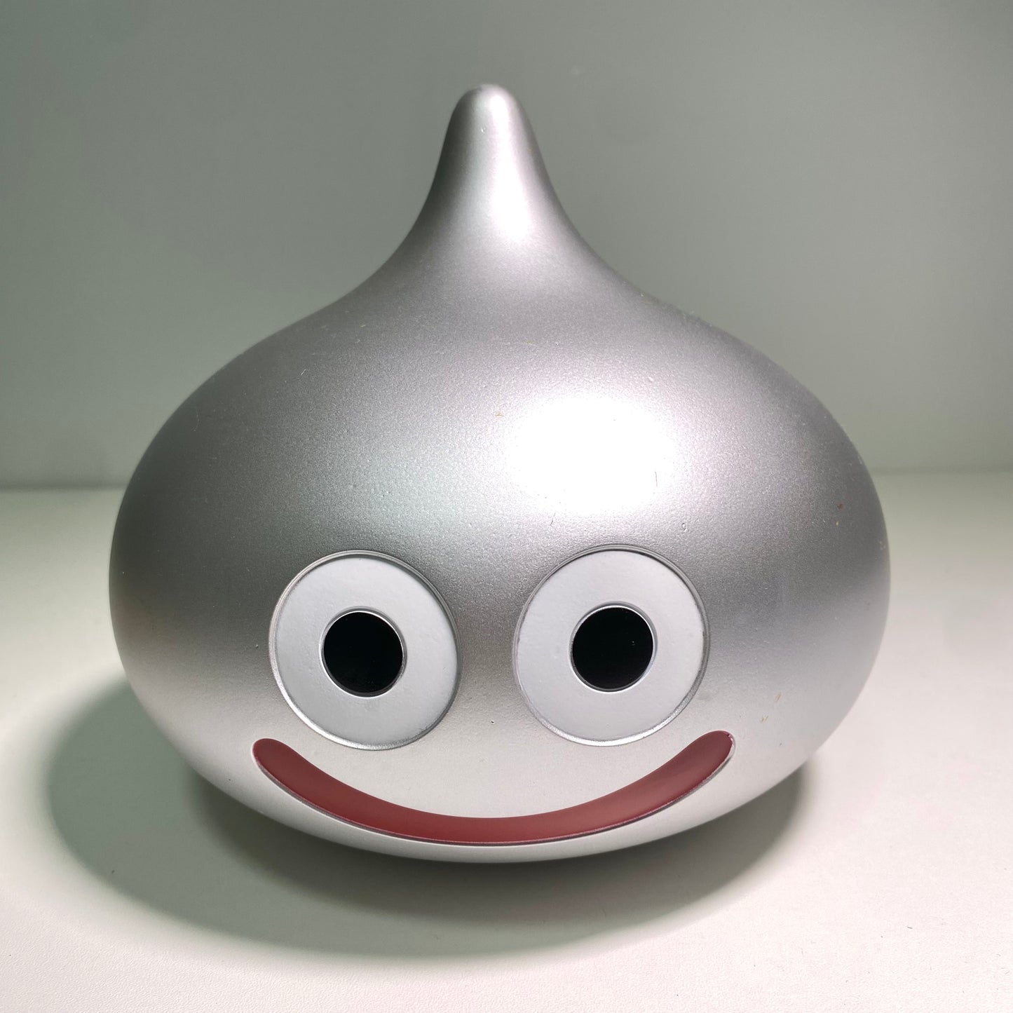 Dragon Quest — Metal Slime Coin Bank (Soft Vinyl / 17cm Size / Used)