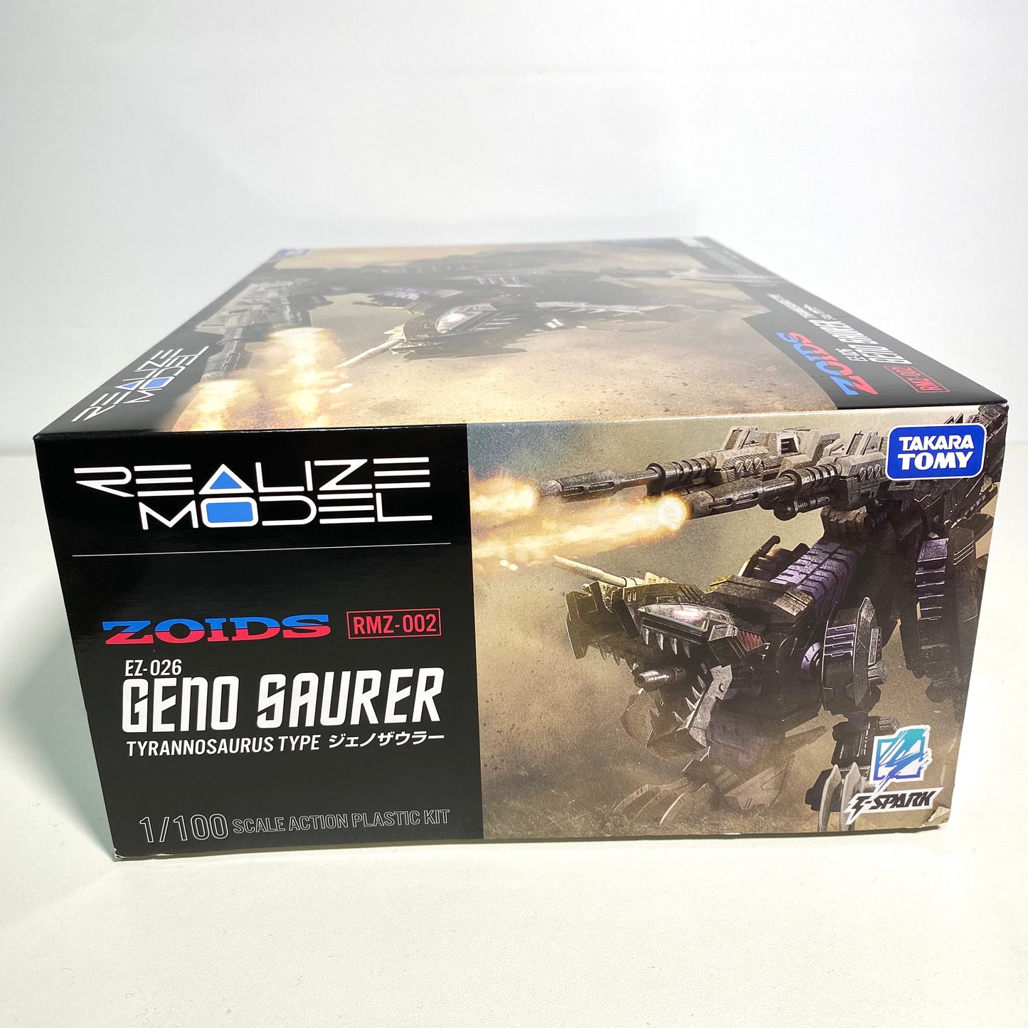 ZOIDS RMZ-002 EZ-026 Geno Saurer (Tyrannosaurus Type) 1/100 Scale Action Plastic Model Kit – T-SPARK / TAKARA TOMY