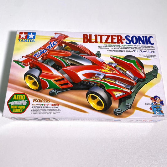 TAMIYA Aero Mini 4WD – BLITZER-SONIC (VS Chassis) Discontinued / Vintage Mini 4WD Kit
