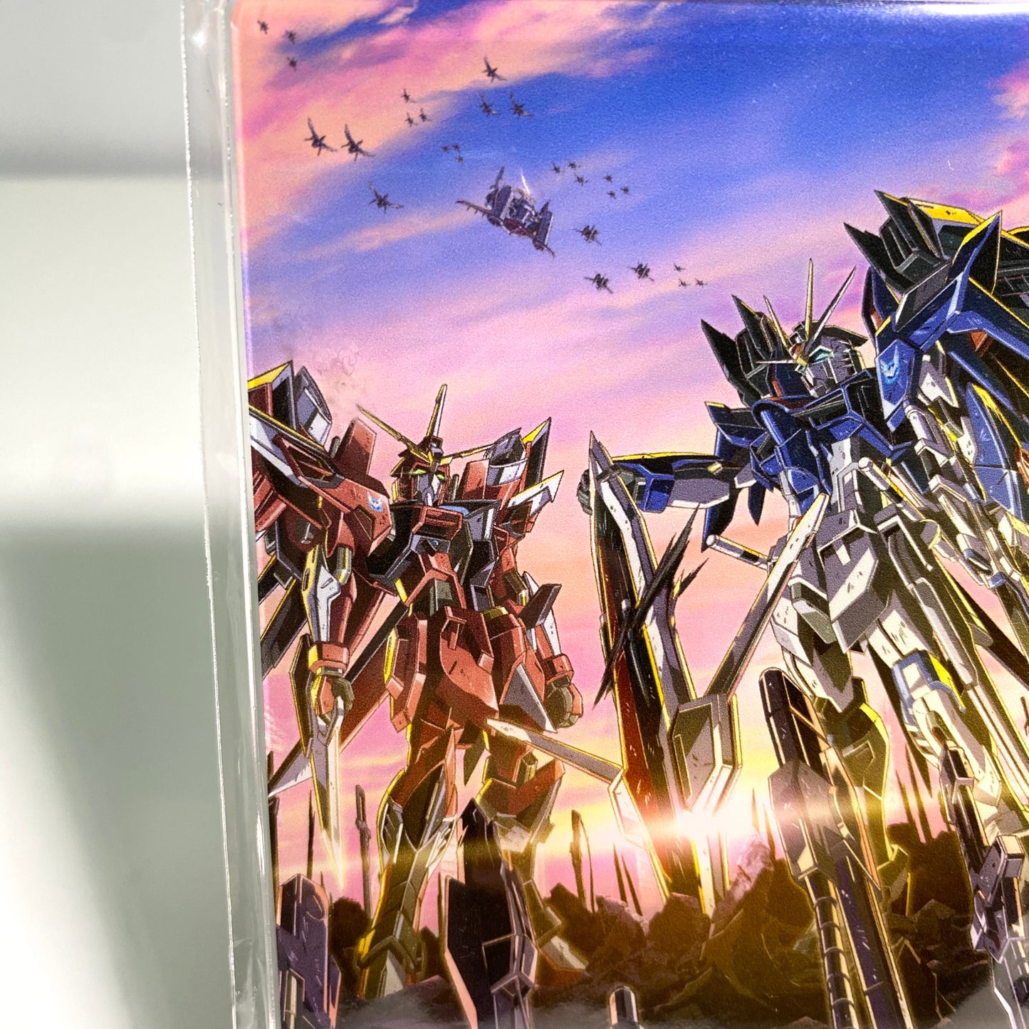 Gundam SEED Freedom Acrylic Stand – Rising Freedom Gundam & Immortal Justice Gundam | STRICT-G Official