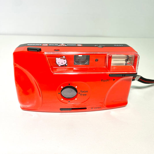 Hello Kitty Vintage Film Camera (1990) | Sanrio Official | Red | Junk / Untested | Collector’s Item