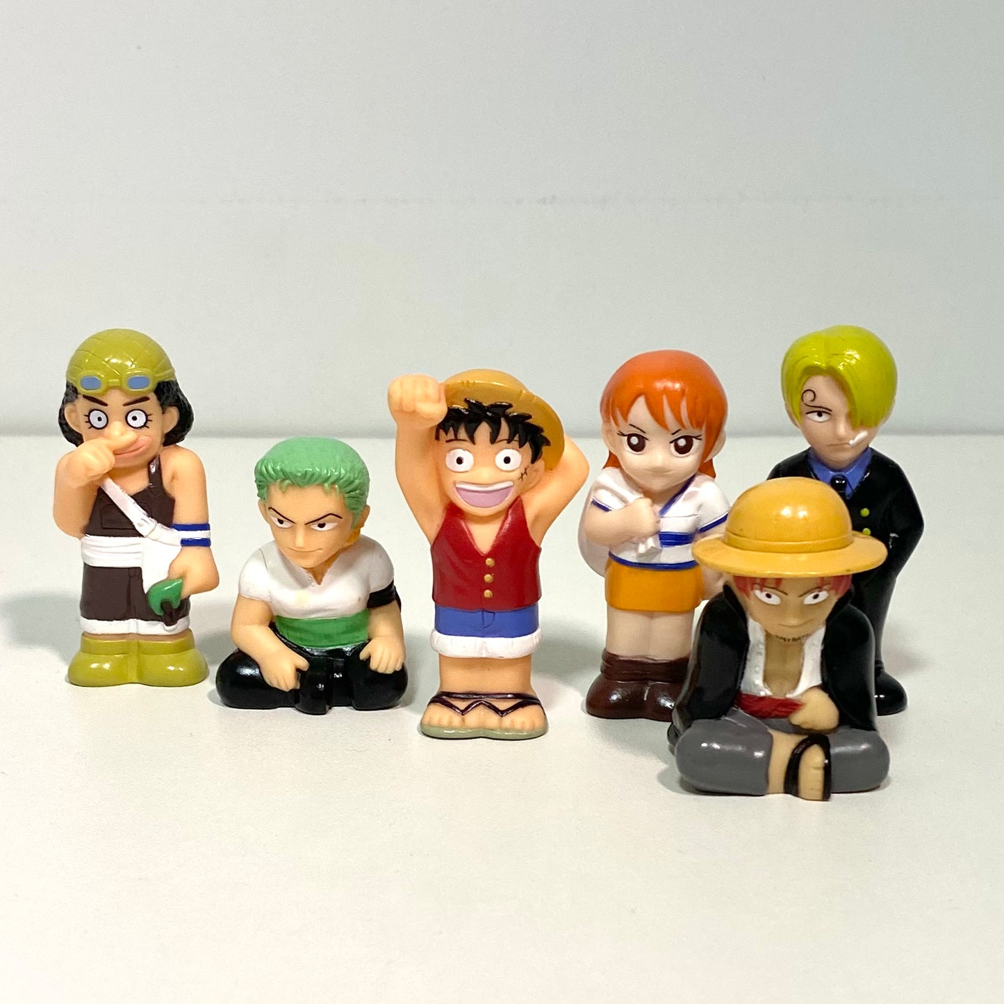 One Piece Early Finger Puppet Figure Set (2000) Vintage