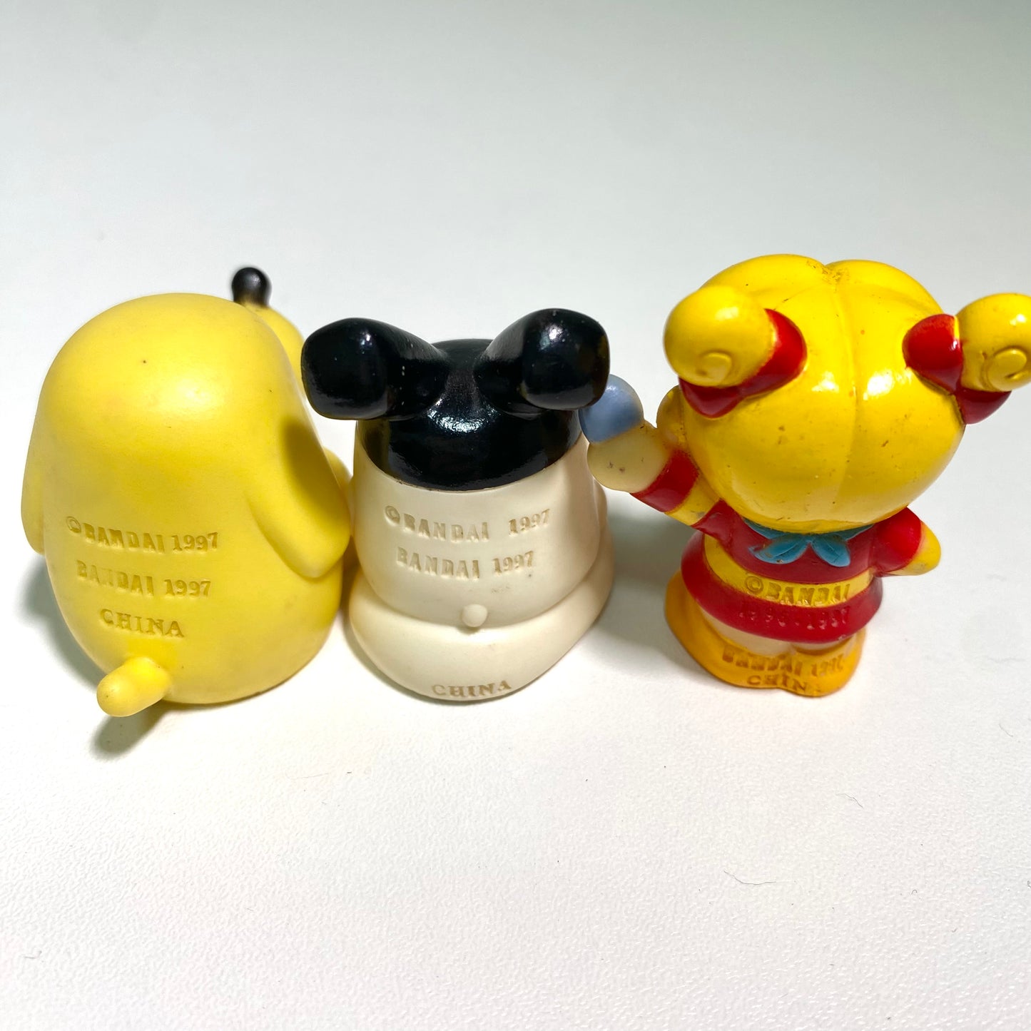 Tamagotchi Finger Puppet Figures Set 1997 Retro Junk Condition