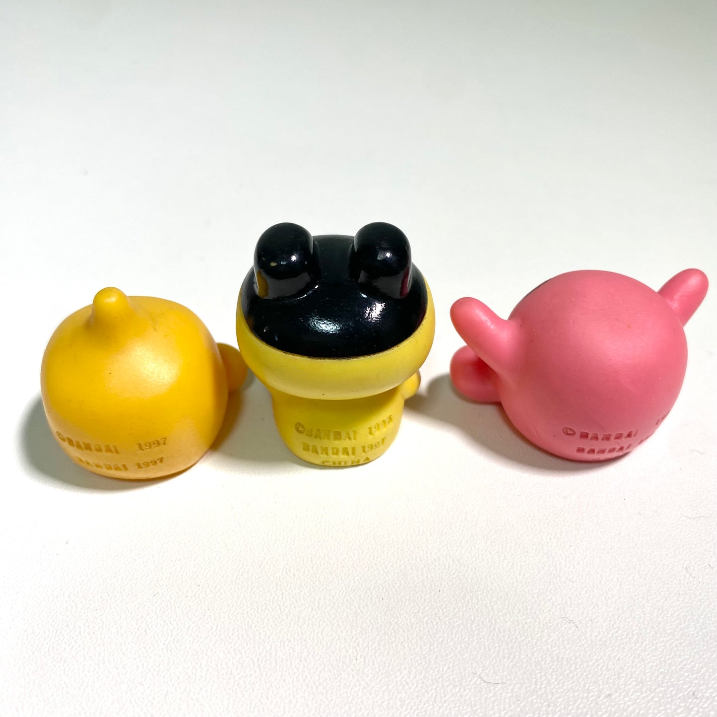 Tamagotchi Finger Puppet Figures Set 1997 Retro Junk Condition