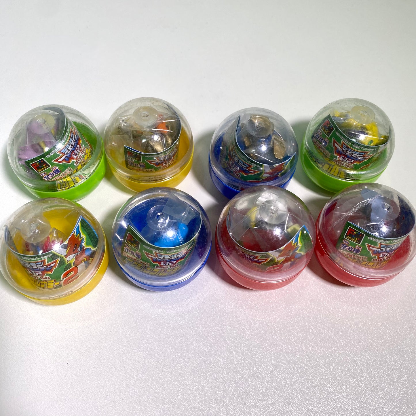 Digimon Adventure 02 Action Full Color Vol.2 Complete Set of 8 Figures (With Original Capsules)