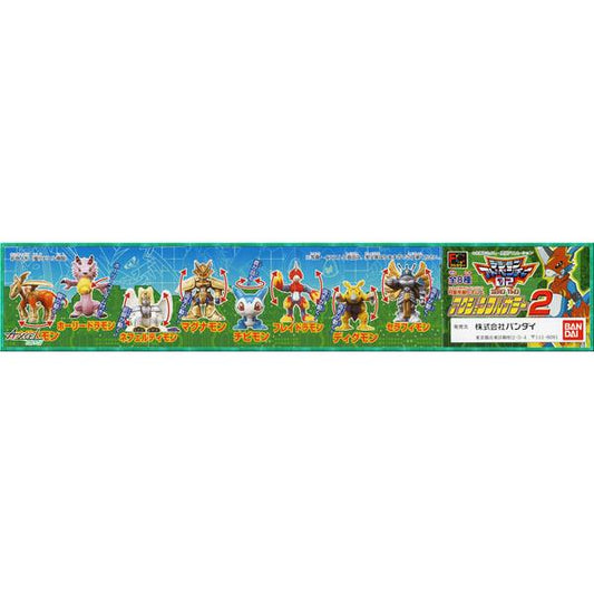 Digimon Adventure 02 Action Full Color Vol.2 Complete Set of 8 Figures (With Original Capsules)