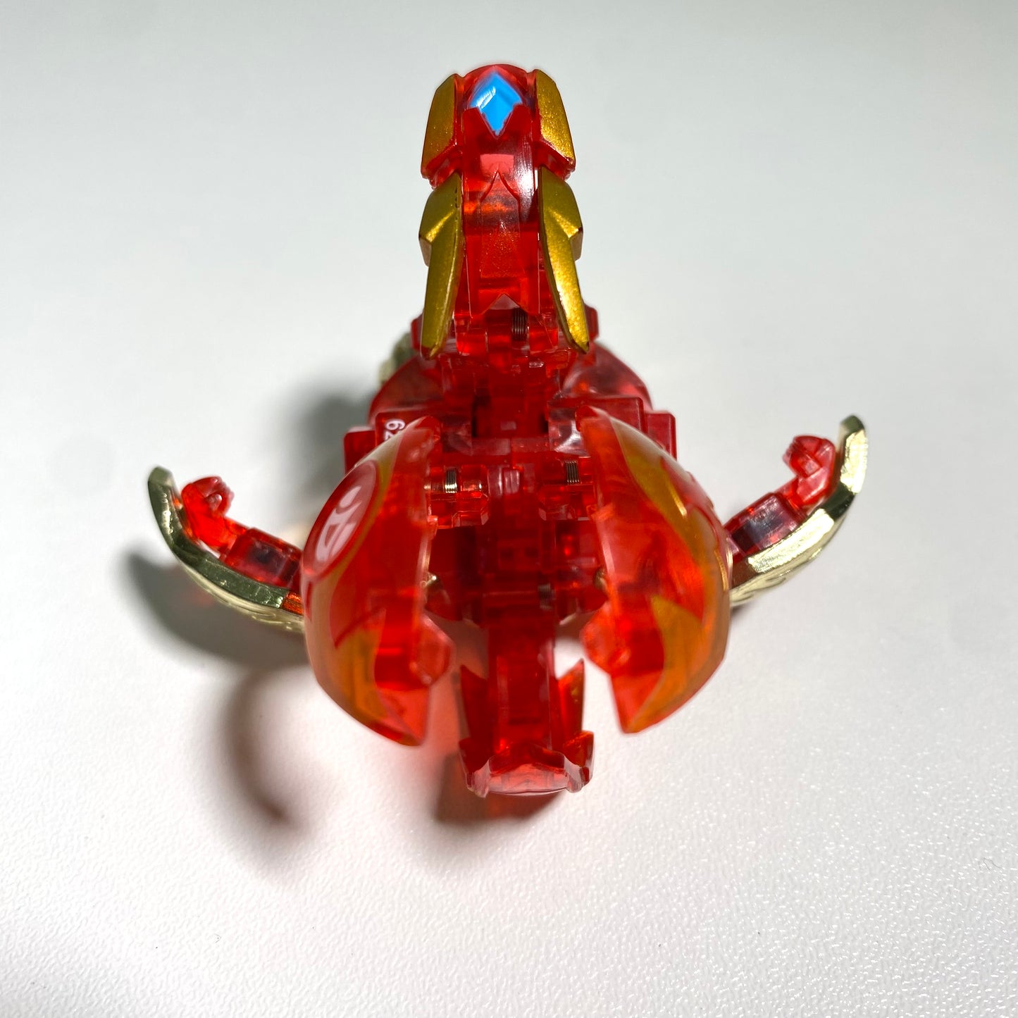 Bakugan BakuTech Pyrus Dragonoid “Dragaon” Red Clear Version