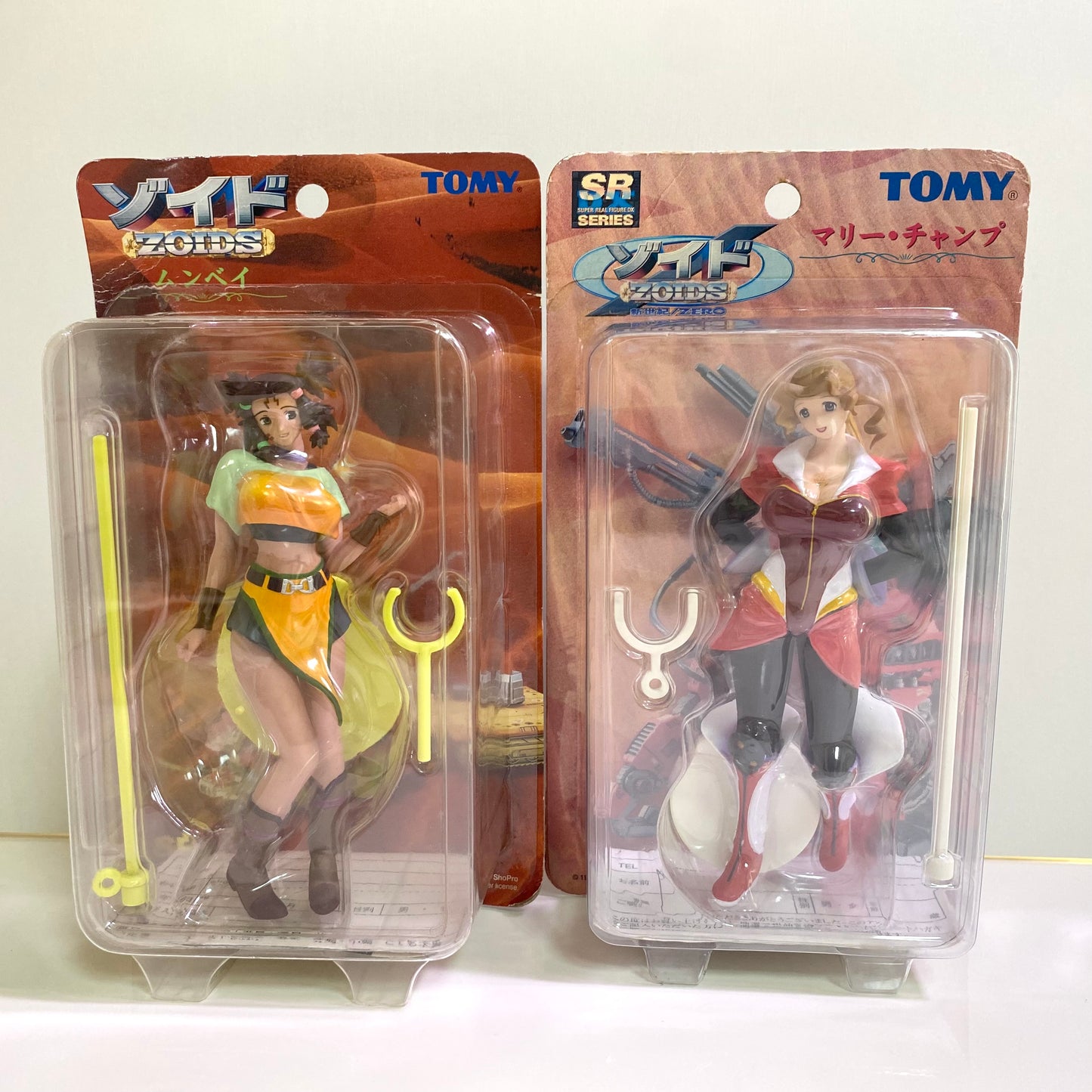 Tomy Zoids Moonbay & Mary Champ Figure Set New Century Zero Slash Zero Sealed